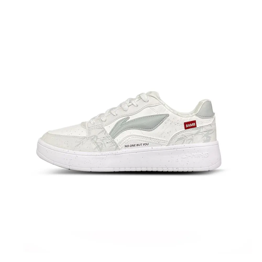 LiNing Acer Truncatum Tower Rabbit Coexistence Cushioning, Wear Resistant Low top Skateboard Shoes Men's Gray