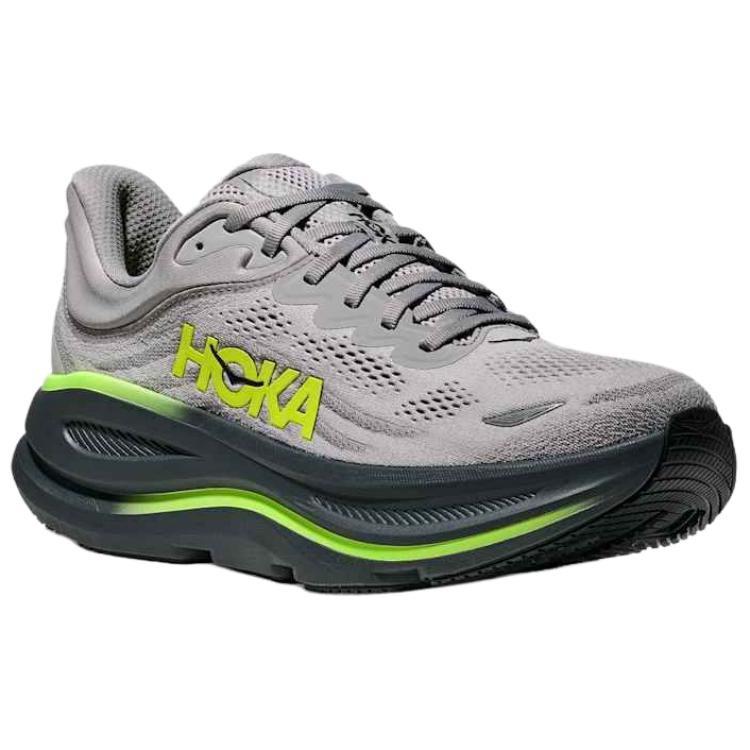 HOKA ONE ONE Bondi 9 Breathable Casual Running Shoes Men's Gray Green купить в интернет-магазине Yoocart с быстрой доставкой по России.