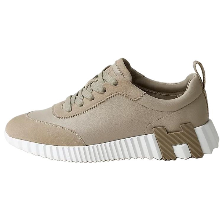 HERMES Bouncing Casual Shoes Women's Beige