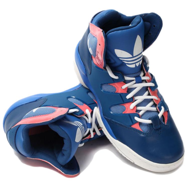 Adidas Originals GLC Anti Slip Wear Resistant High Top Casual Shoes Women's Blue