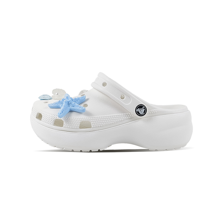 Crocs Classic Platform Clog Clogs Unisex White