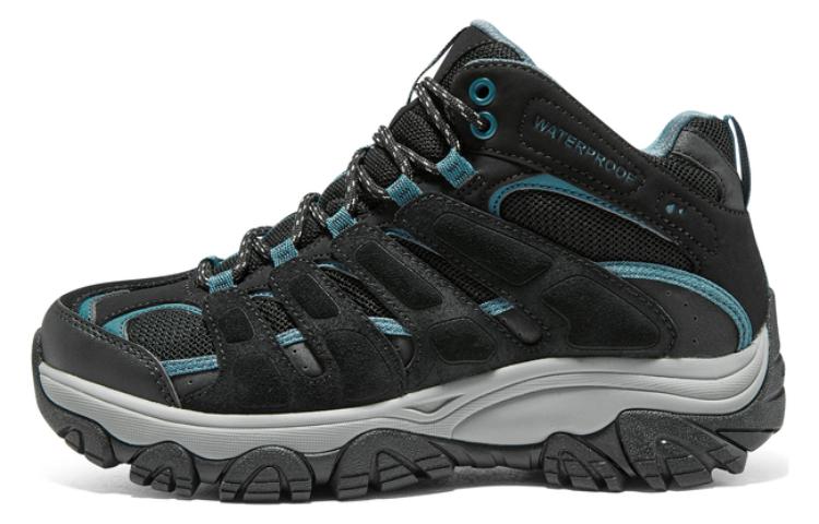 Skechers Go Walk Outdoor Waterproof And Wear-resistant Mid-Top Outdoor Shoes Women's Black