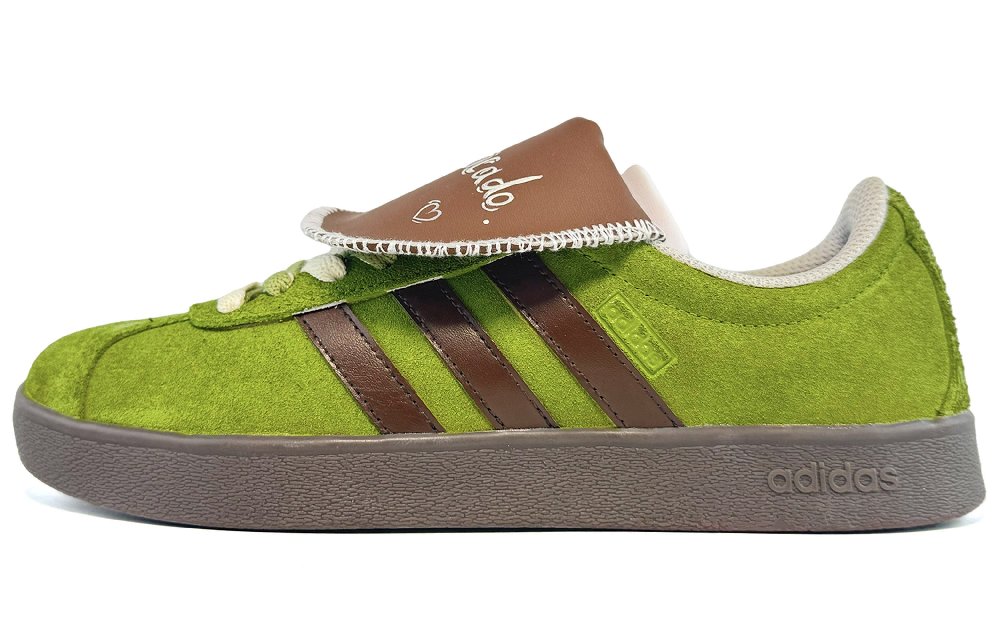 Adidas Neo Vl Court Low Top Skateboard Shoes Women's Avocado