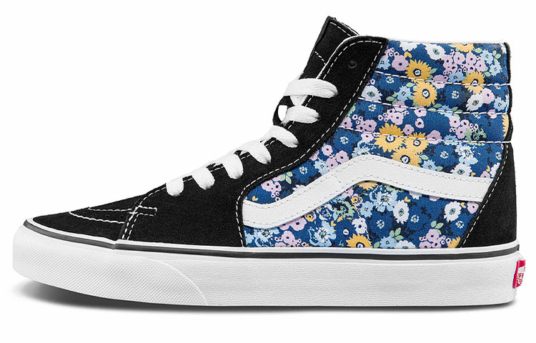 Vans High Top Sneakers Black/White/Blue