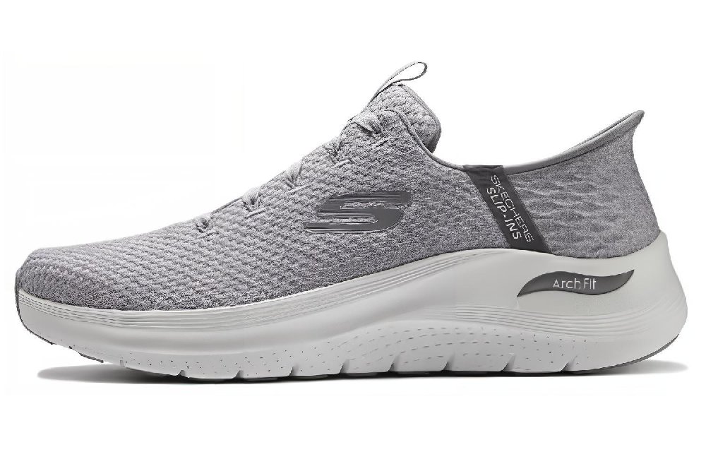 Skechers Low Top Running Shoes Men's Gray