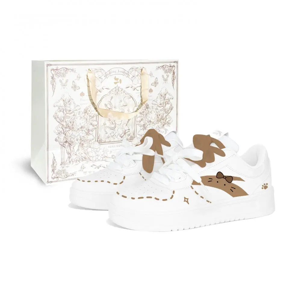 ANTA Life Collection Skateboard Shoes Unisex Low top White/Brown