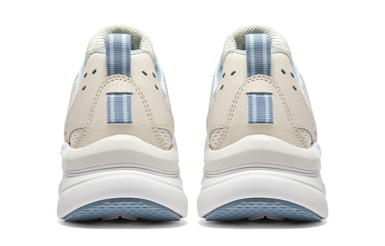 Skechers D'lux Walker Low Top Casual Shoes Women's Natural Blue