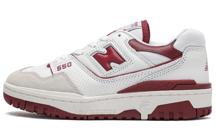 New Balance 550 Sea Salt Burgundy