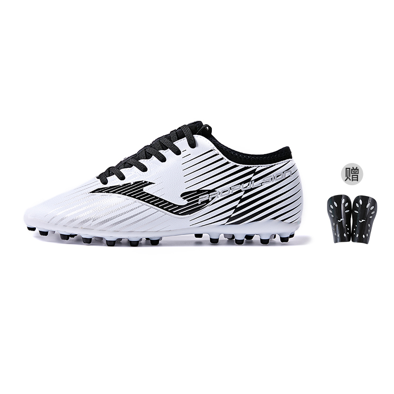 Joma FG Rubber Long Studs Anti Slip Wear Resistant Soccer Shoes Unisex Black