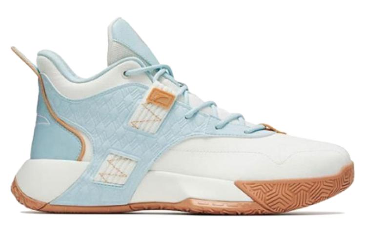 Anta SpeedRider 2nd Generation Cushioning Anti-Slip And Wear-Resistant Mid-Top Basketball Shoes Men's White Blue Pink купить в интернет-магазине Yoocart с быстрой доставкой по России.