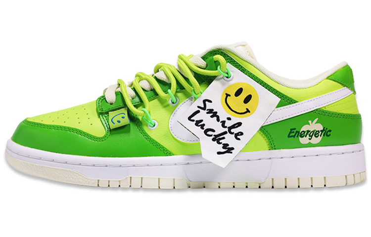 Nike Dunk Retro Slip Resistant, Abrasion Resistant, Lightweight Low Top Skateboard Shoes Men's Apple Green