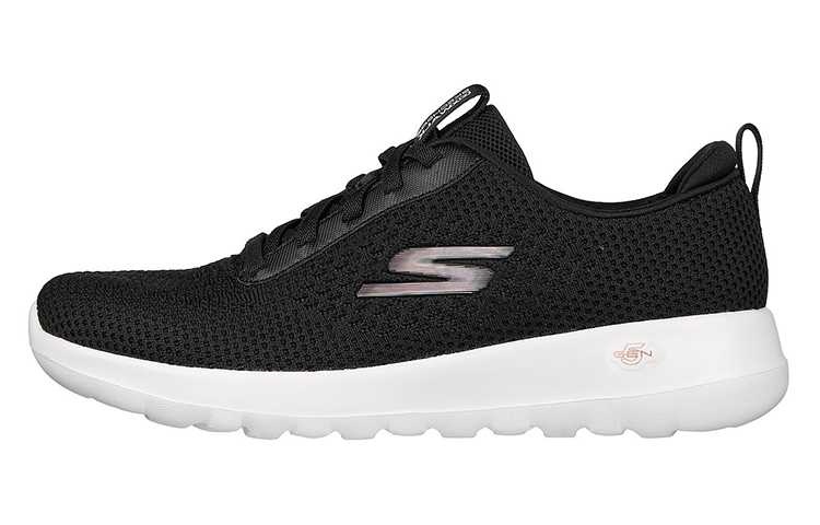 Skechers Go Walk Joy Wonderful SpringGo Walk Low Top Casual Shoes Women's Black White