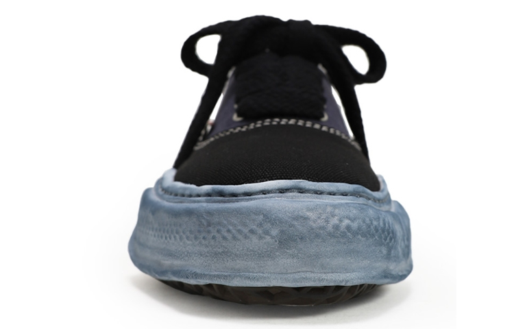 MIHARA YASUHIRO Baker OG Sole Over Dyed Canvas Low Black