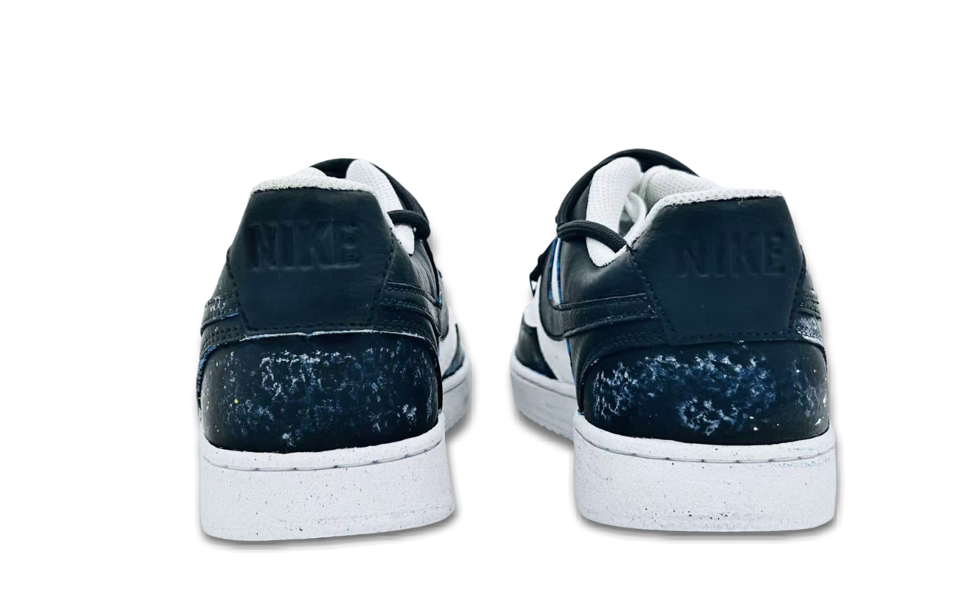 Nike Court Vision 1 Anti-Slip And Wear-Resistant Lightweight Low-Top Skateboard Shoes Unisex Black White купить в интернет-магазине Yoocart с быстрой доставкой по России.