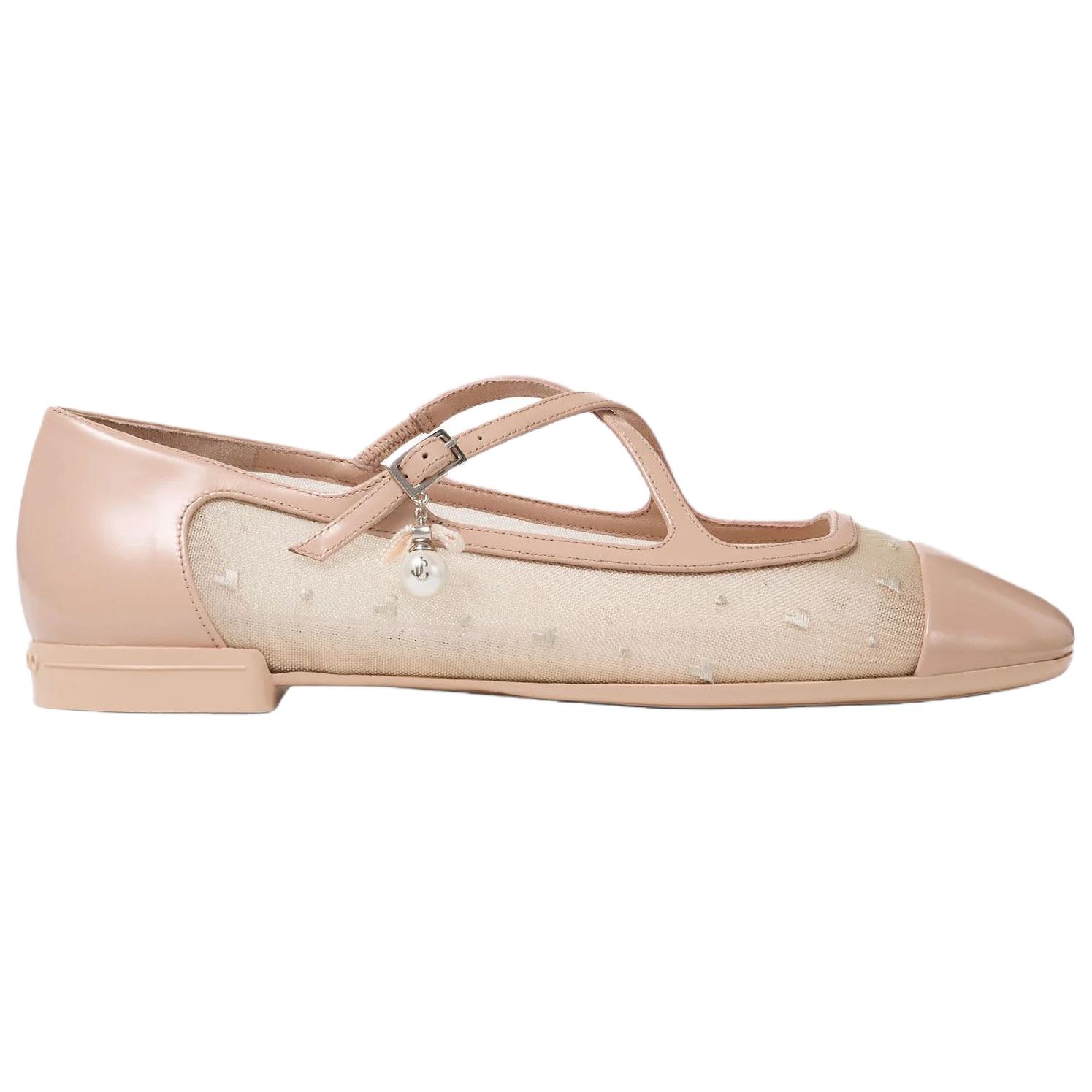 Jimmy Choo Eleri Ballerina Casual Single Shoes Women's Pink купить в интернет-магазине Yoocart с быстрой доставкой по России.