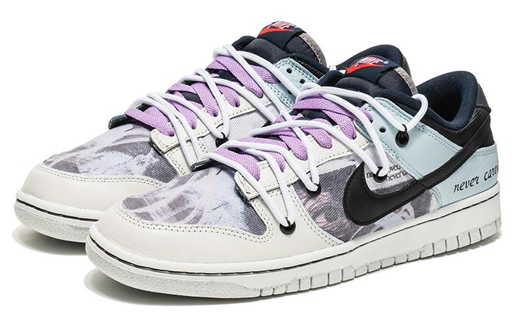 Nike Dunk Low Low-Top Skateboard Shoes Men's Gray Blue купить в интернет-магазине Yoocart с быстрой доставкой по России.