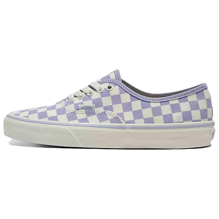 Vans Authentic Checkerboard Shoes 'White Purple'