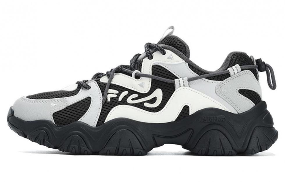 FILA Fluid 4 Sneakers 'Black Grey White' Women's