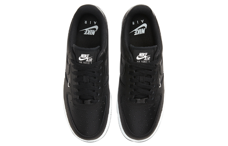 Nike Air Force 1 Low '07 Essential Black White Silver Mini Swoosh Women's купить в интернет-магазине Yoocart с быстрой доставкой по России.