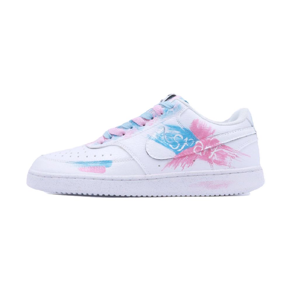 Nike Court Vision 1 Skateboard Shoes Unisex Low Top Blue