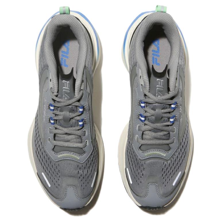 FILA Slip Resistant Low Top Running Shoes Unisex Gray