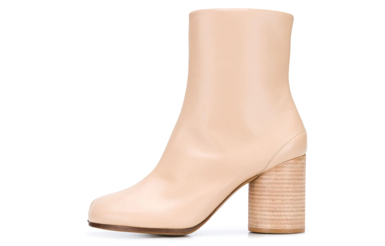 Maison Margiela Tabi 80mm Leather Ankle Boots