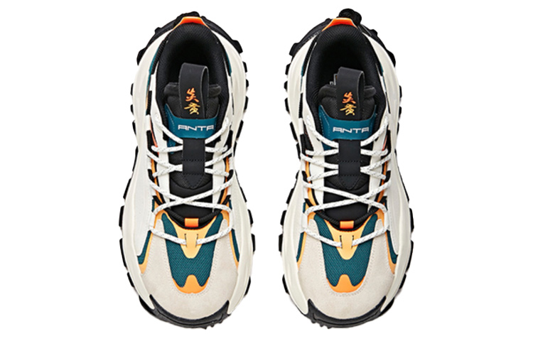 Anta Hot Yellow Emperor, Shen Nong Anti Slip Wear Resistant Low Top Chunky Sneakers Men's Black White купить в интернет-магазине Yoocart с быстрой доставкой по России.