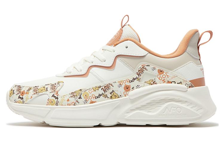 361° Shock Absorbers Low Top Casual Shoes Women's White Orange