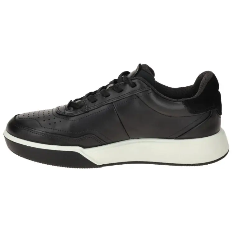 Ecco STREET COURT LOW CUT Breathable Low top Casual Shoes Women's Black