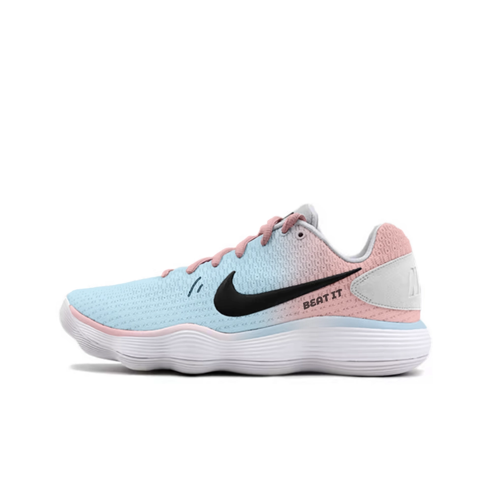 Nike Hyperdunk 2017 Abrasion Resistant Low top Basketball Shoes Men's Sky Blue