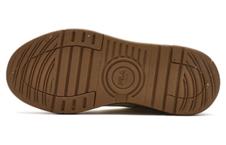FILA FUSION 50-50 Cushioning Wear-Resistant Low-Top Skateboard Shoes Women's Brown White