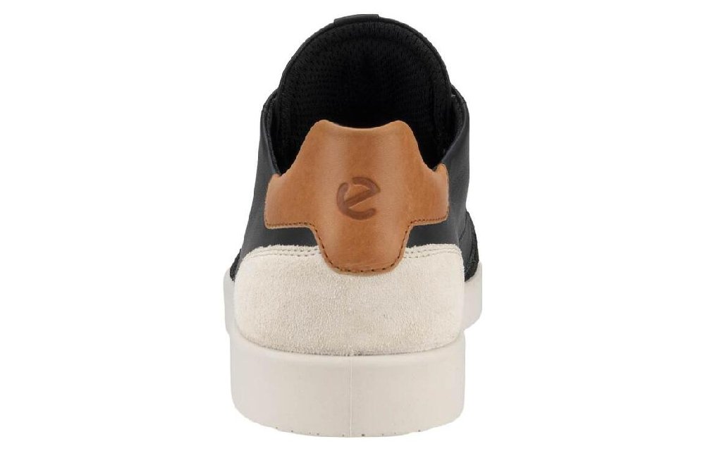 Ecco Anti Slip Wear Resistant Low Top Casual Shoes Women's Black