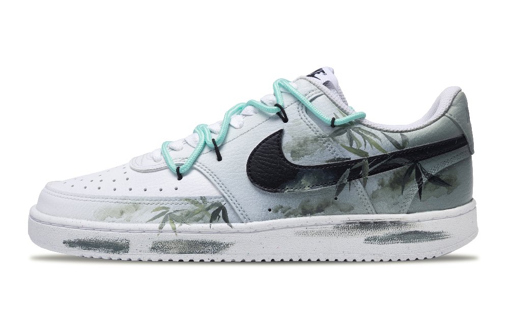 Nike Court Vision 1 Skateboard Shoes Men Low-Top White/Pink