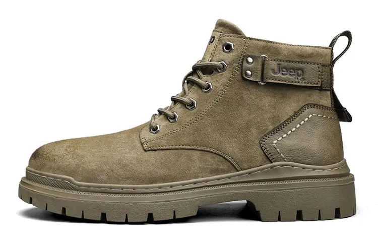Jeep Short Martin Boot Men's Khaki