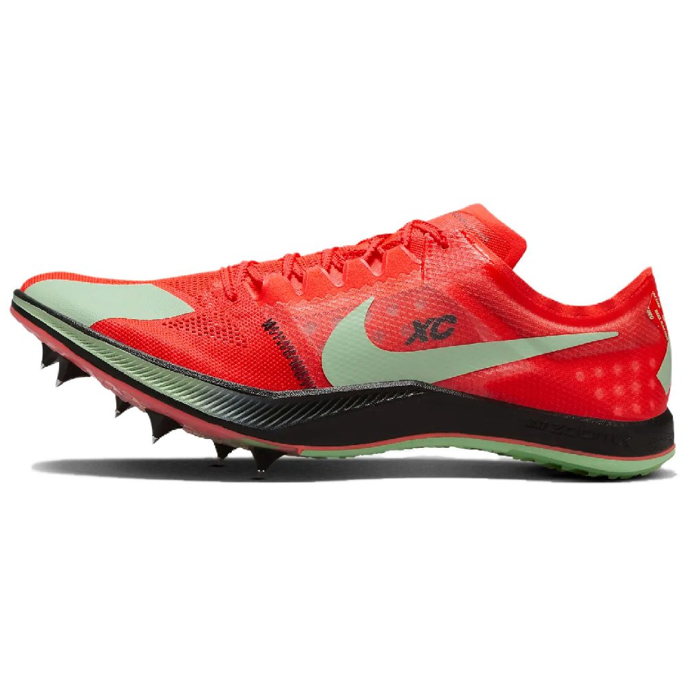 Nike Zoomx Dragonfly Cushioning, Wear Resistant Low Top Trail Running Shoes Unisex Red Cyan