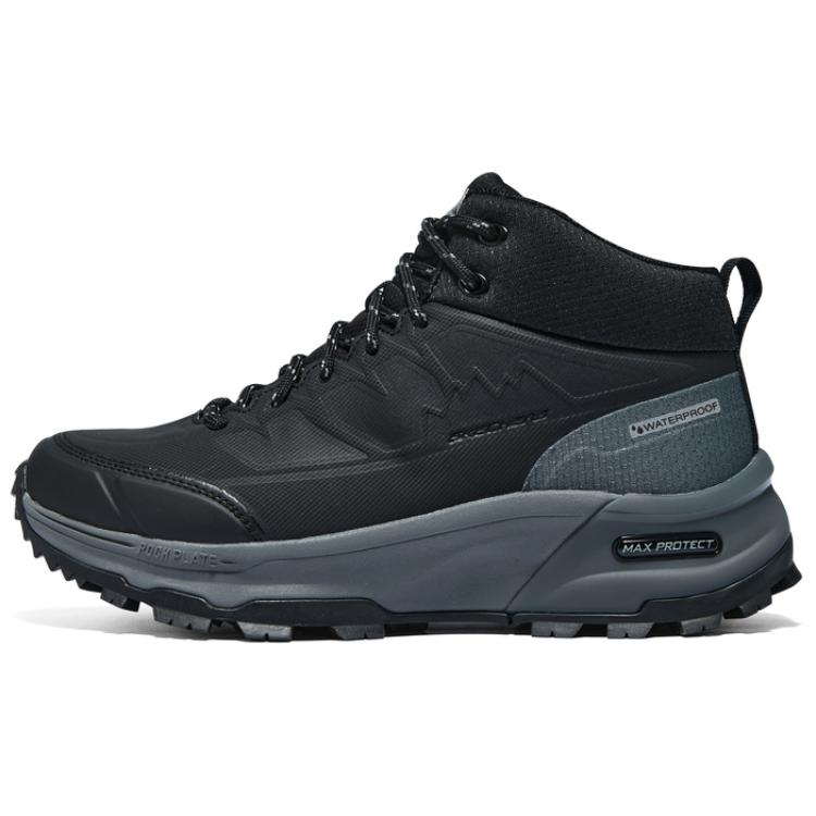Skechers OUTDOOR Mid Top Casual Shoes Women's Black Gray