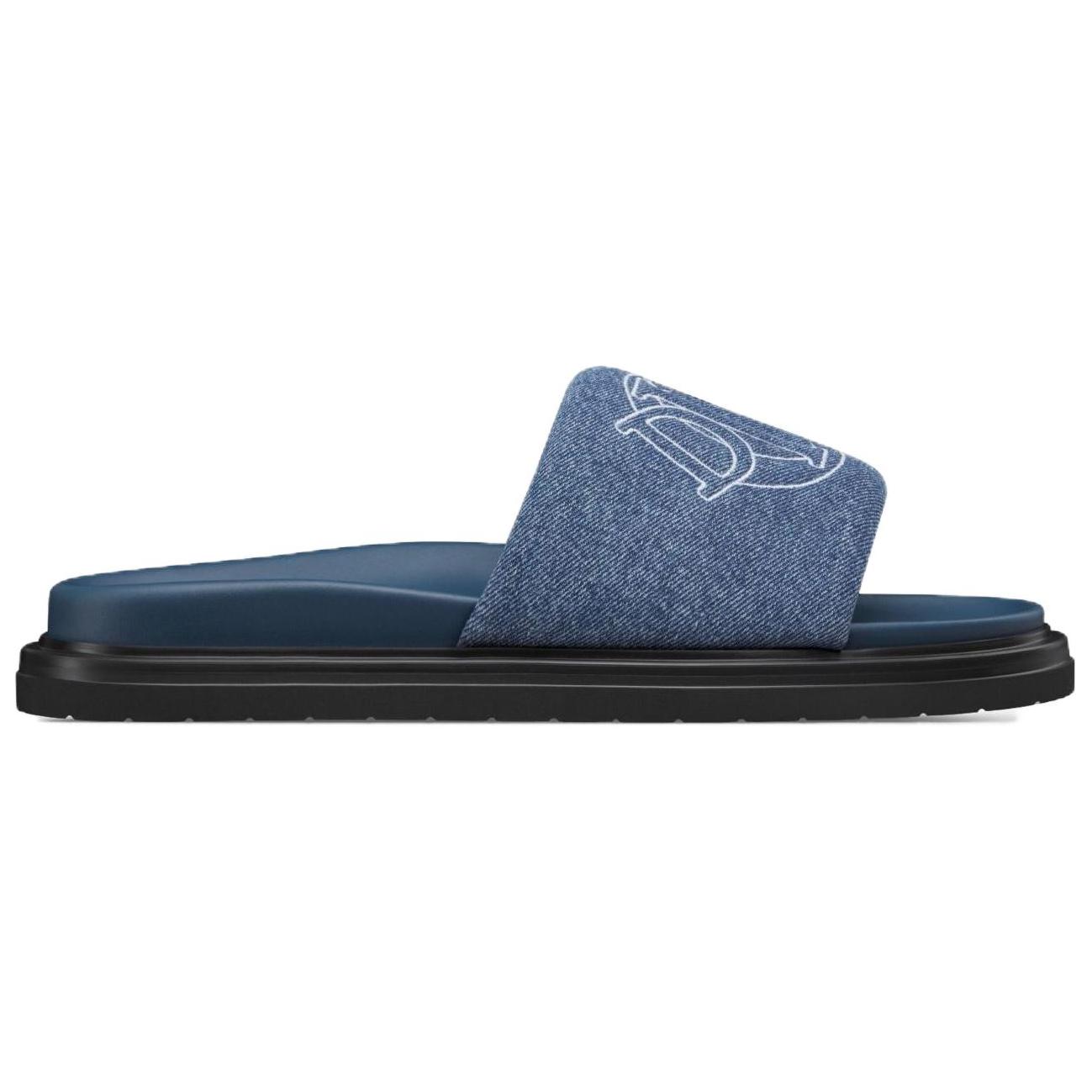 DIOR Aqua EVA Slide Slippers Men's Blue