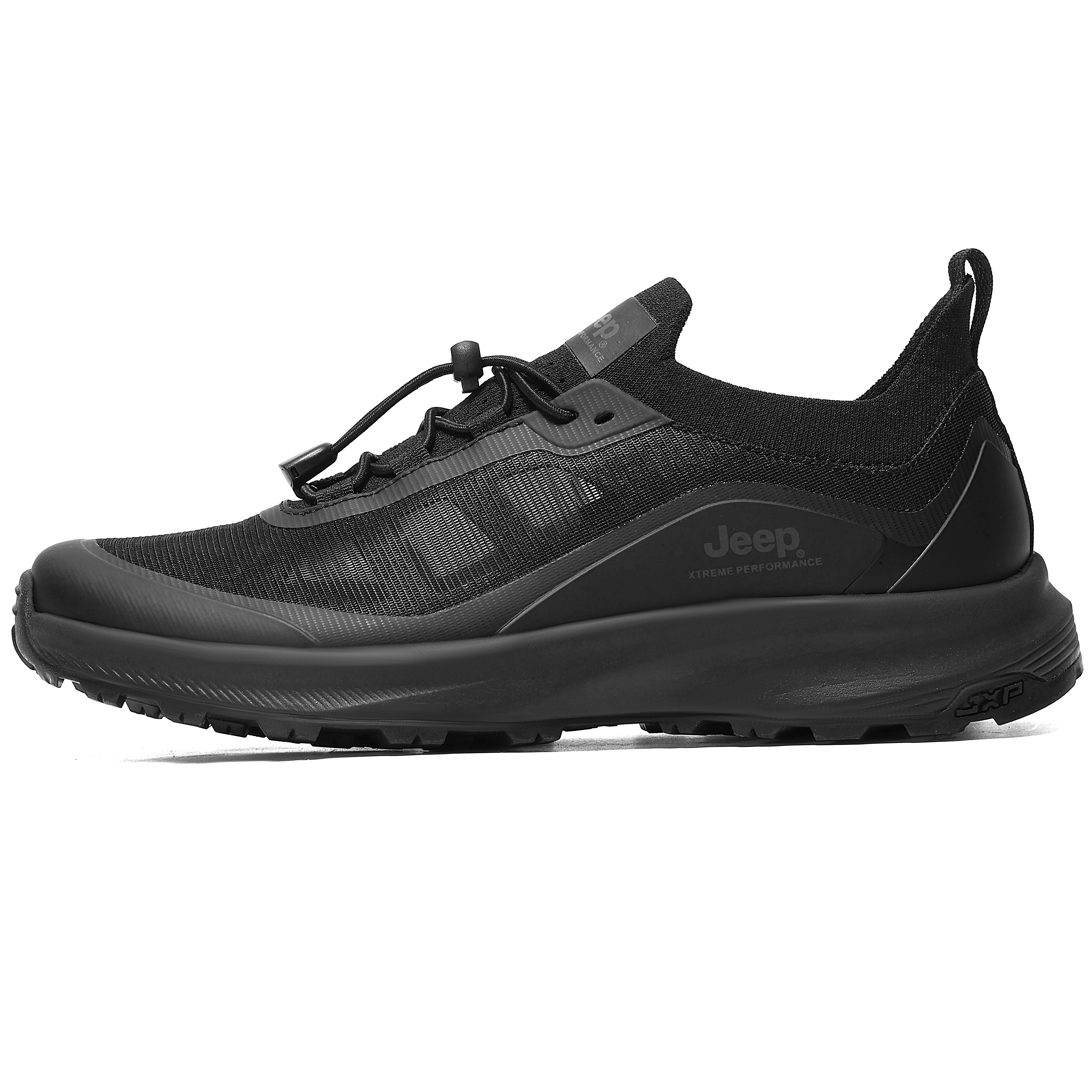Jeep Low Top Hiking Shoes Unisex Black