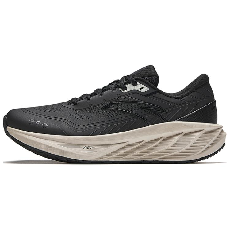 Anta Cloud Journey Anti Slip Wear Resistant Low Top Casual Running Shoes Women's Black