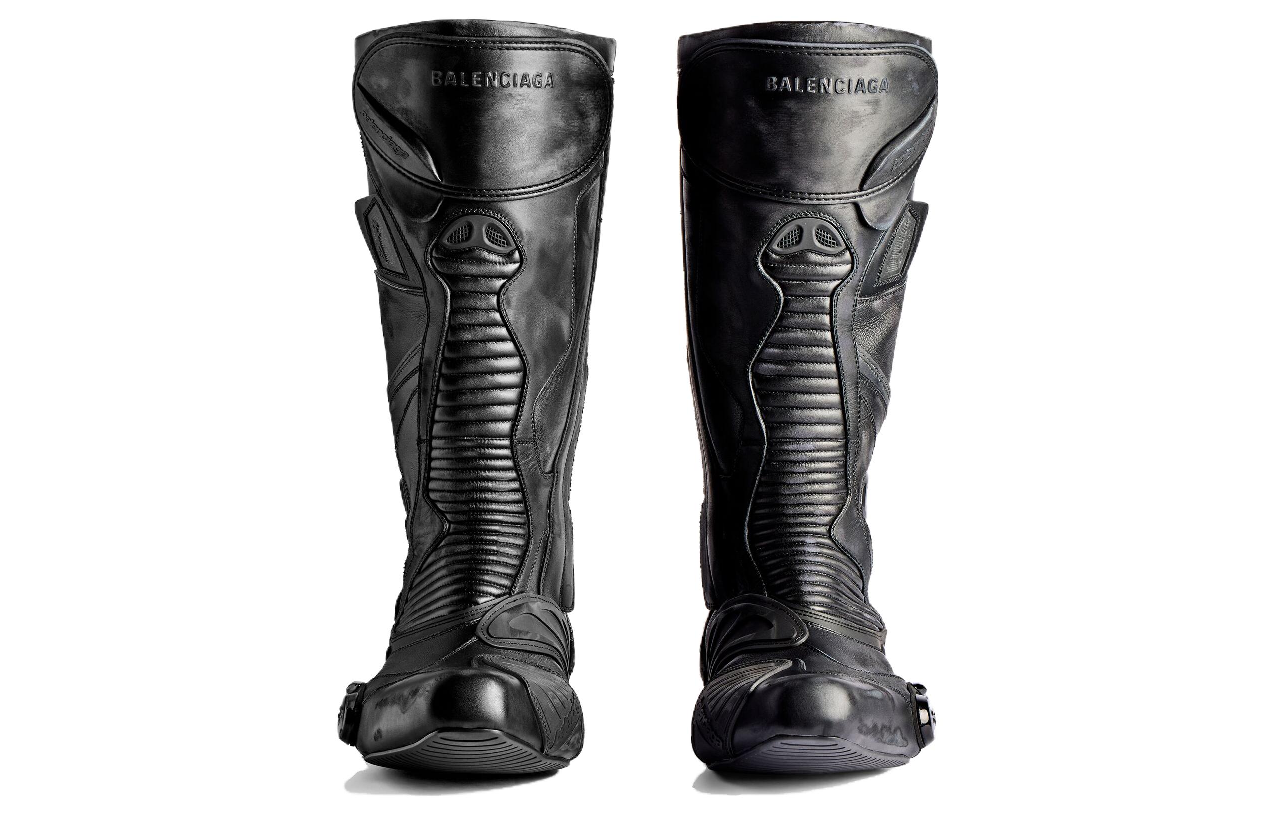 Balenciaga Biker Leather Boots