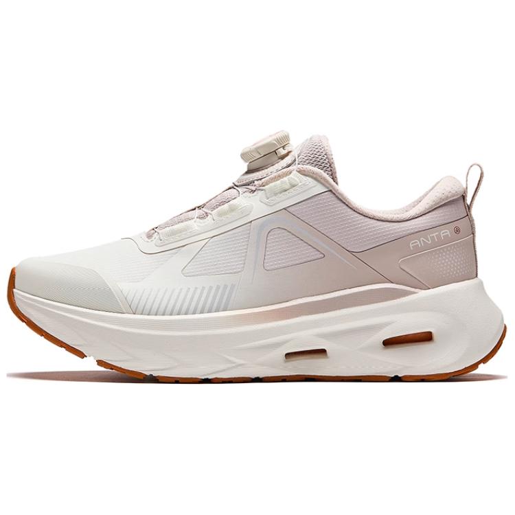 Anta Divine Pro Anti-Slip Wear-Resistant Low-Top Casual Shoes Women's White Pink