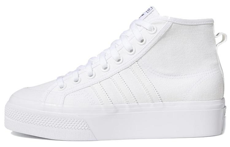 Adidas Nizza Platform Mid Cloud White Women's