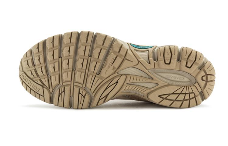 Saucony Cohesion 2K Classic 2K Cushioning Anti-Slip And Wear-Resistant Low-Top Running Shoes Unisex Gray Brown