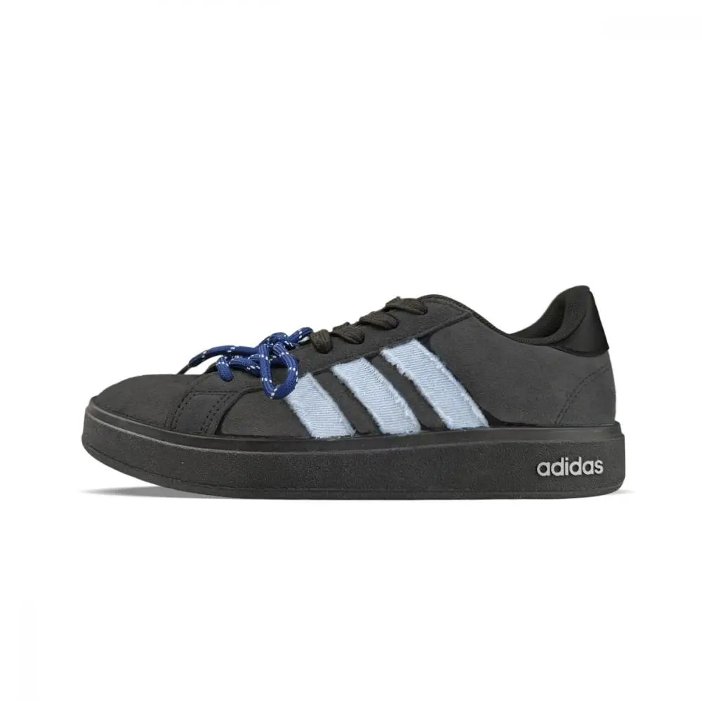Adidas Grand Court Base 00s Low Top Skateboard Shoes Unisex Gray