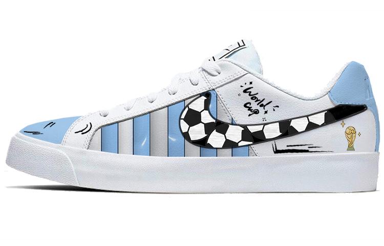 Nike Court Royale Collection Skateboard Shoes Unisex Low Top White/Blue