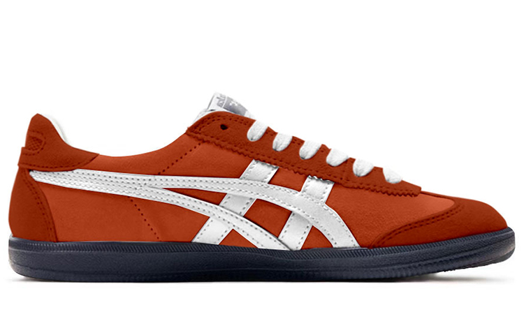 Onitsuka Tiger Tokuten Slip-Resistant Low-Top Skateboard Shoes Unisex Orange-Orange