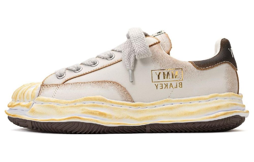 Maison MIHARA YASUHIRO Blakey Og Sole Leather Sneakers