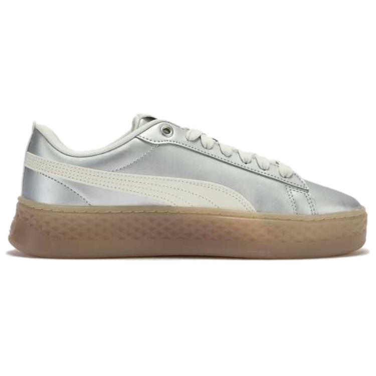 PUMA Smash Platform Height Increasing Low Top Skateboard Shoes Women's Silver купить в интернет-магазине Yoocart с быстрой доставкой по России.