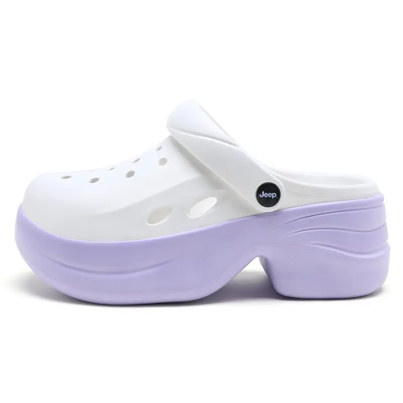 Jeep Clogs Women's White Purple