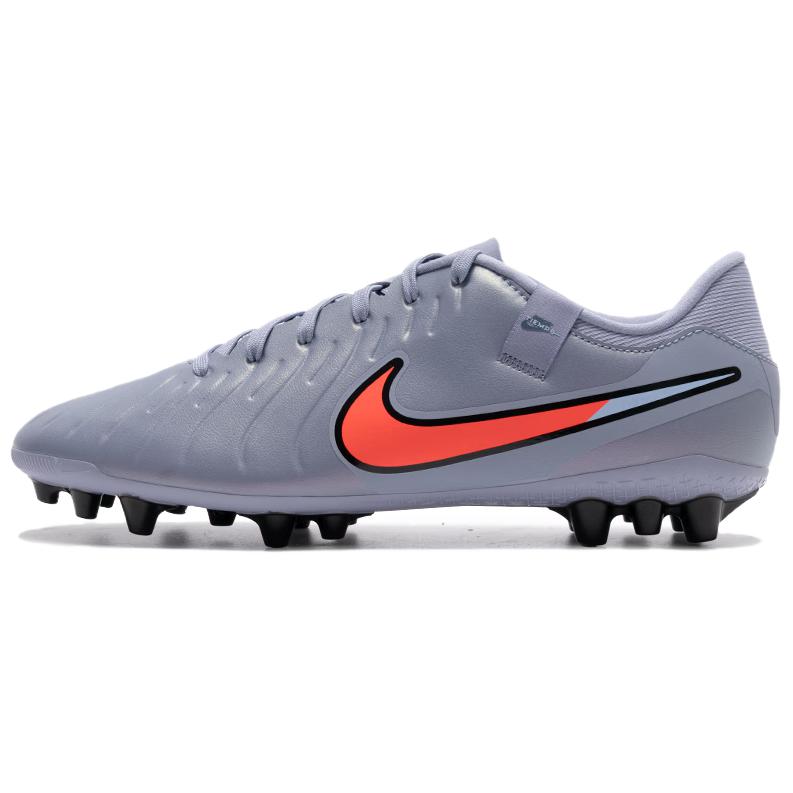 Nike Tiempo Legend 10 Academy Shock Absorbers Slip Resistant Soccer Shoes Unisex Purple